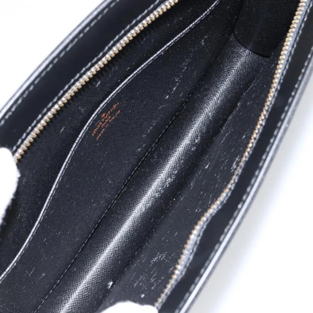LOUIS VUITTON Epi Pochette Homme Clutch Bag Black Noir M52522 LV Auth ep11385 - Picture 3 of 16